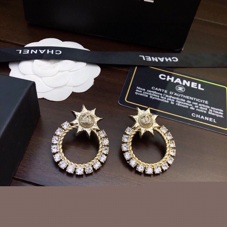 Ch*el earrings